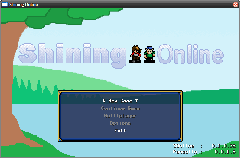 Shining Online - AWFUL title screen